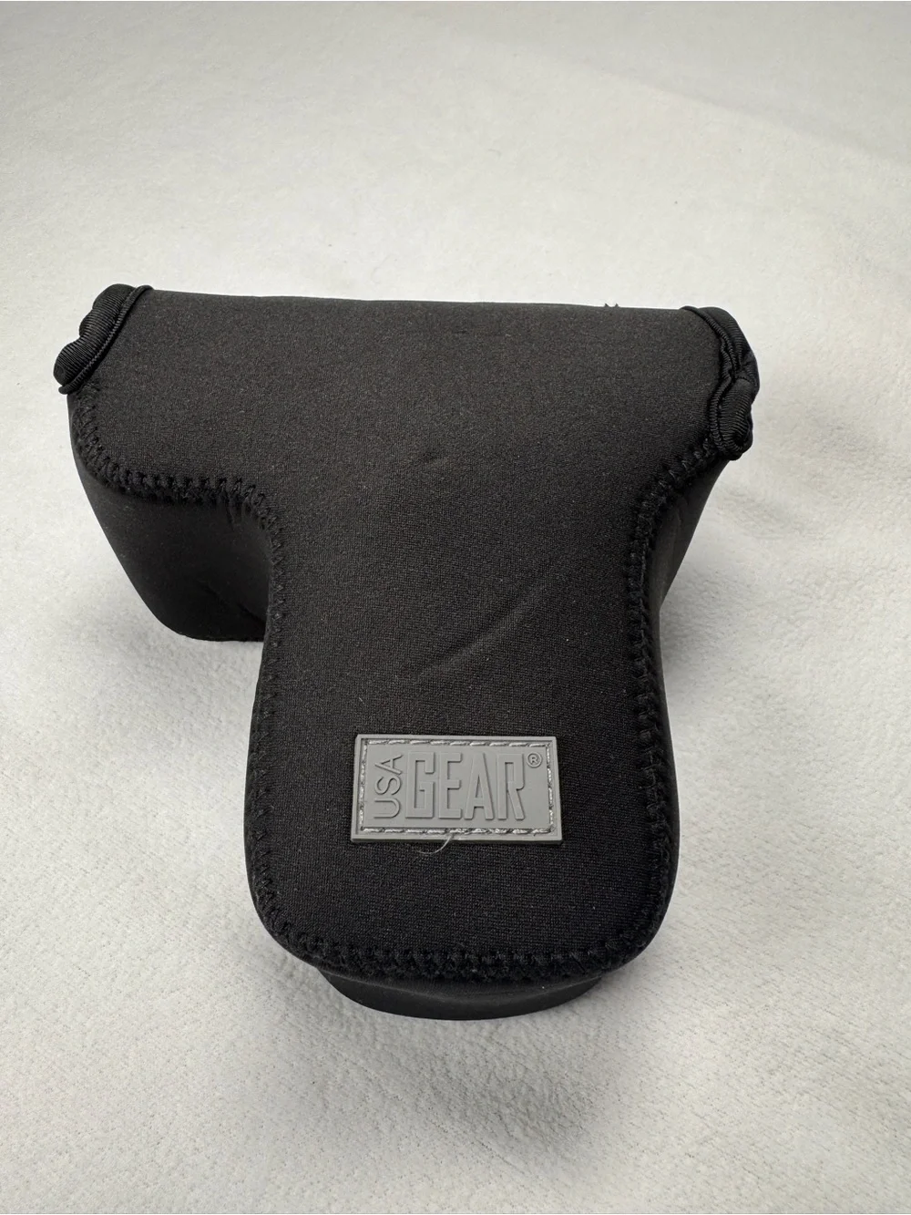 USA GEAR Black Neoprene Camera Case